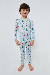 Holiday Cheer Kids Bamboo PJ Set